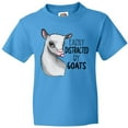 thumbnail image 3 of Inktastic Easily Distracted by Goats Cute Goat Youth T-Shirt, 3 of 5
