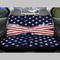 thumbnail image 3 of POLERO Rear Bench Seat Cover for Car Interior Auto, American Flag Print Set of 2 Rear Bench Seat Protections Non-Slip Waterproof, 3 of 4