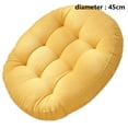thumbnail image 2 of Tapicería de tatami circular engrosada, tapicería, reposapiés Papasan de color sólido, 2 of 5