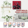 thumbnail image 2 of Dead Pool Canvas Wall Art by DreamController- 14x14 inches Marval Wall Decor | HD Printed & Wooden framed wall art | Modern Wall Decor for Bedroom, Living Room, Office, Kids Room | Made in USA, 2 of 5