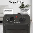 thumbnail image 2 of Calentador eléctrico JNDRO Portable 1500W/750W Ceramic, 2 of 7