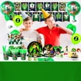 thumbnail image 2 of Ben 10 Birthday Party Supplies, 163 Pcs Ben 10 Party Supplies Include Ben 10 Birthday Cake Topper Banner Balloons Stickers & Ben 10 Party Plates Tablecloth Napkins Cups etc Ben 10 Party Decorations, 2 of 5
