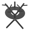 thumbnail image 1 of FUTUREORYY 1ensemble Chauffe-Cire en Fer Noir Compact Vintage pour Extérieur et Maison, 1 of 7