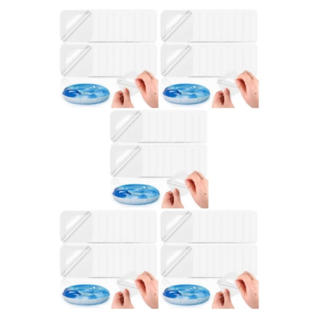 tamizeot 20pcs/set Thermal Laminating Sheets Wide Application Easy To Attach Non-toxic For Emergency Repair 5Set