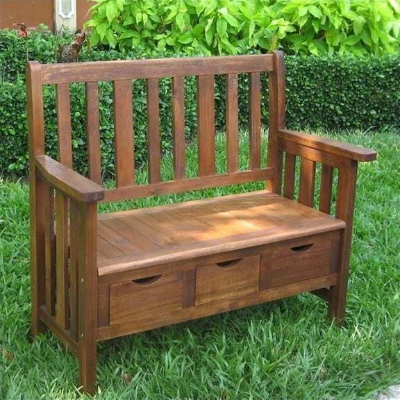 Pemberly Row 3 Drawer Outdoor/Indoor Bench