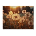 thumbnail image 3 of Designart "Dandelion Wishes" Floral Print on Natural Pine Wood, 3 of 5