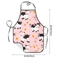 thumbnail image 2 of Anti-Fouling Belt Pocket Elasticated Apron - Non-Slippery Non-Fading Non-Shrinking Non-Crinkly Water-Repellent Cute Little Cow, 2 of 8