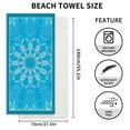 thumbnail image 3 of LACKUST Microfiber Printed Beach Towel - Oversized Quick-Dry Adult Beach Towel for Travel and Camping, 55.1x27.6 Inches, 3 of 6