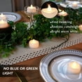 thumbnail image 5 of Merrynights LED Candles, Tea Lights Candles Battery Operated Bulk, 50-Pack Long-Lasting 150 Hours Flameless Tealight Candles, Realistic Tea Lights for Christmas Holiday , 1.5'' D X 1.25'' H, 5 of 7