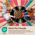 thumbnail image 4 of Design&I 3'x5' Ultra Soft Throw Mat, Wet Music Vinyl Record Cd Retro Groovy Starburst Tapete Redondo None Fluffy Washable Easy Care Indoor rug for Bedside Hallway, 4 of 7