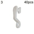 thumbnail image 3 of NUZYZ 40Pcs Window Curtain Rod Slide Rail Track Glider Drape Pole Runner Loop Hook, 3 of 7