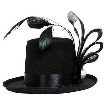 Mini Top Hat with Feathers