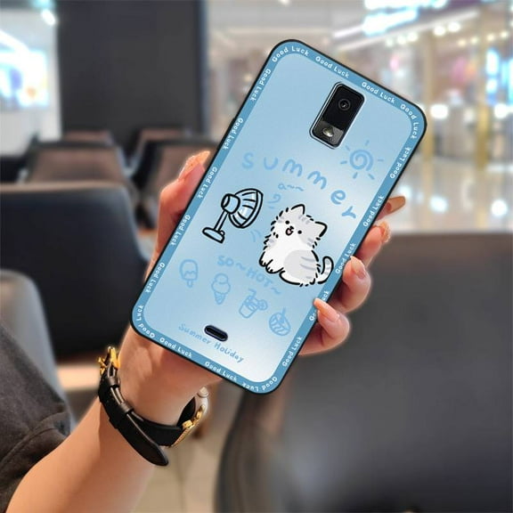 KDY-Phone Case For BLU View3/B140DL, Dirt-resistant Silicone Shockproof Durable Soft case Phone Pouch Graffiti Anti-knock Back Cover Protective Cute Cartoon Waterproof Fashion Design TPU