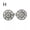 H, variant on 2Pcs Women Cardigan Clip Cheongsam Cloak Clasp Fasteners Buckle Shawl Sweater-B - 2Pcs