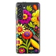 thumbnail image 1 of MUNDAZE Samsung Galaxy S23 Plus Shockproof Clear Hybrid Protective Phone Case Colorful Yellow Pink Folk Style Floral Spring Flowers Cover, 1 of 5