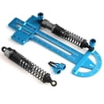 thumbnail image 4 of Regla de Amortiguador de Metal Sincronizador de Choque Herramienta de Coche RC Alcance 12Cm para 1/8 1/10 1/12 1/16 1/18 1/24 RC Coche, Azul, 4 of 7