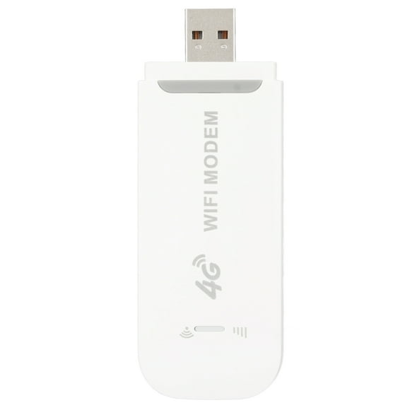 Portable Travel Hotspot, Unlocking LTE 4G USB MODEM WiFi HotSpot Standard SIM Card Slot Plug and Play for Smartphones Tablets