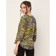 thumbnail image 4 of Moomaya Printed Tops For Women, Long Sleeve, Semi-Formal Top, 4 of 9