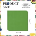 thumbnail image 2 of Uxcell 100 Pcs Wax Paper Sheets for Food, 7 x 7 Inch Greaseproof Wrapping Paper Sheets, Square Food Basket Liners for Sandwich Hamburger Bread, Green, 2 of 7