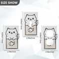 thumbnail image 7 of Yayeee Blank Wall Plate Cover 1-Gang 4.5"x2.7" Home Unused Decorative Outlet, Beige Chubby Cat, 7 of 7