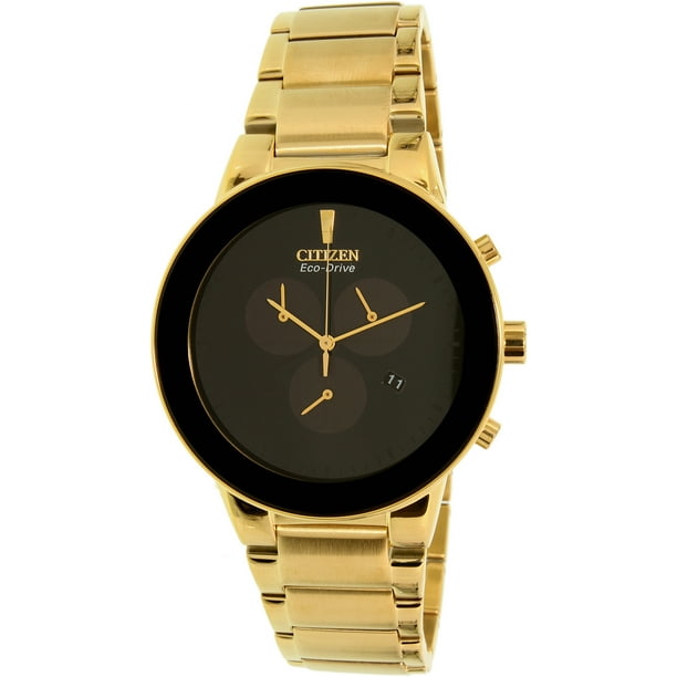 Citizen Men's Eco-Drive AT2242-55E Gold Stainless-Steel Plated Fashion Watch