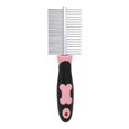 thumbnail image 2 of 2PCS Pet Comb Double-Sided Comb Dog Teeth Comb Cat Hair Comb Home Grooming Tool Floated Hair Removal Dematting for Dogs Cats, 2 of 5