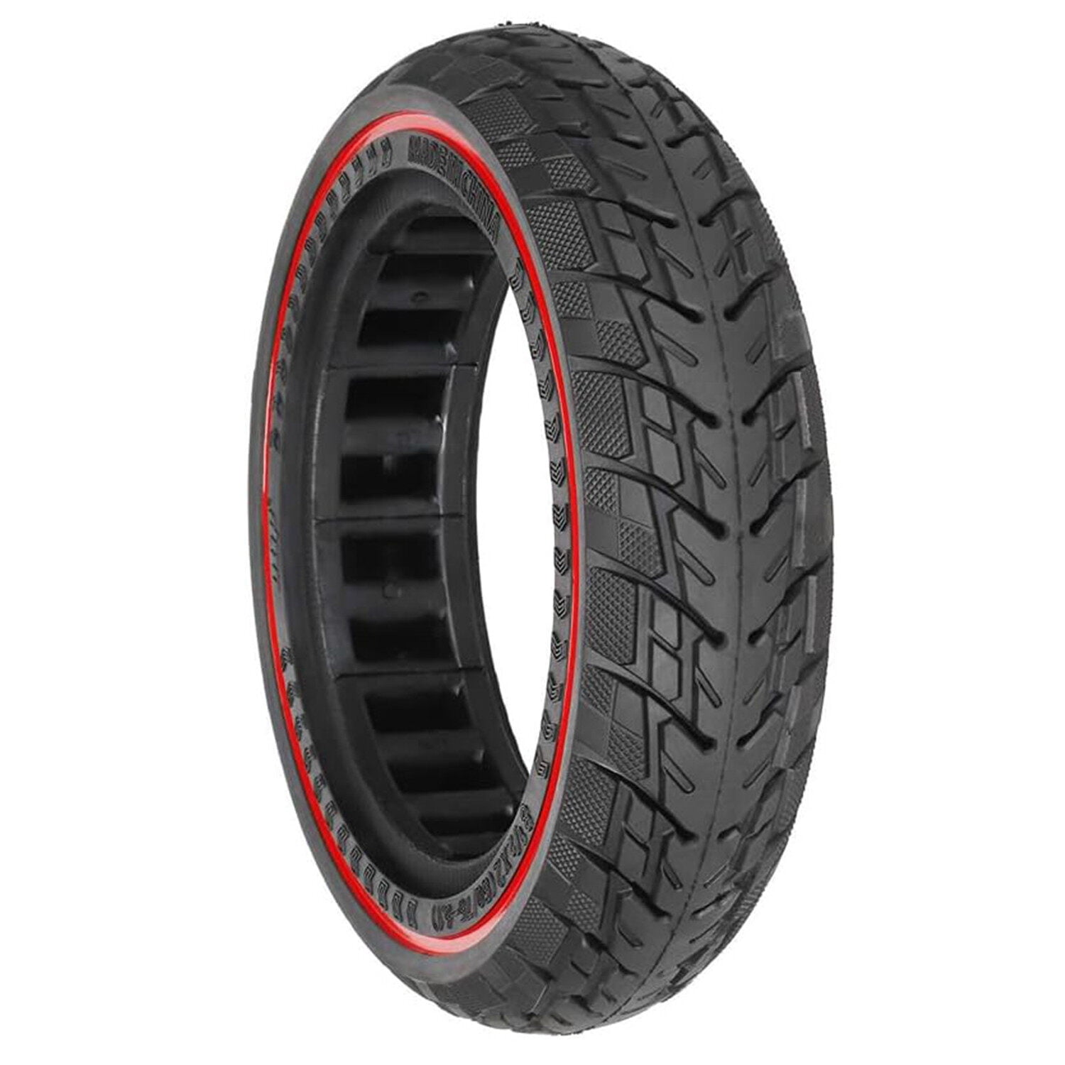2PCS 8.5 Inch Solid Tire 8 1/2x2 Honeycomb Tires for Electric Scooter 50/75-6.1 Front and Rear Replacement Off-Road Tire with 2 Steel Levers