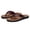 Brick Red, variant on Mens Flip Flops Slip On Arch Support Fashion Summer Beach Breathable Flip Flops Flat Open Toe Mens Sandals