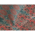 thumbnail image 4 of Ambesonne Mandala Quilted Bedspread Set 3 Pcs, Culture Flowers, King Size, Dark Coral Slate Blue, 4 of 5