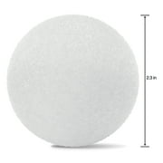 FloraCraft CraftFōM 6 piece Crafting Foam Ball 2.3 White