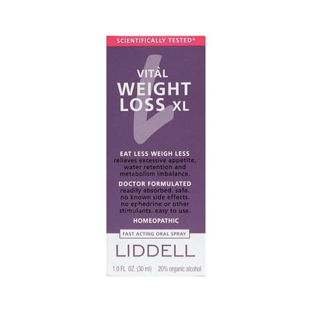 Liddell Laboratories - Vital Weight Loss XL Homeopathic Oral Spray - 1 fl. oz