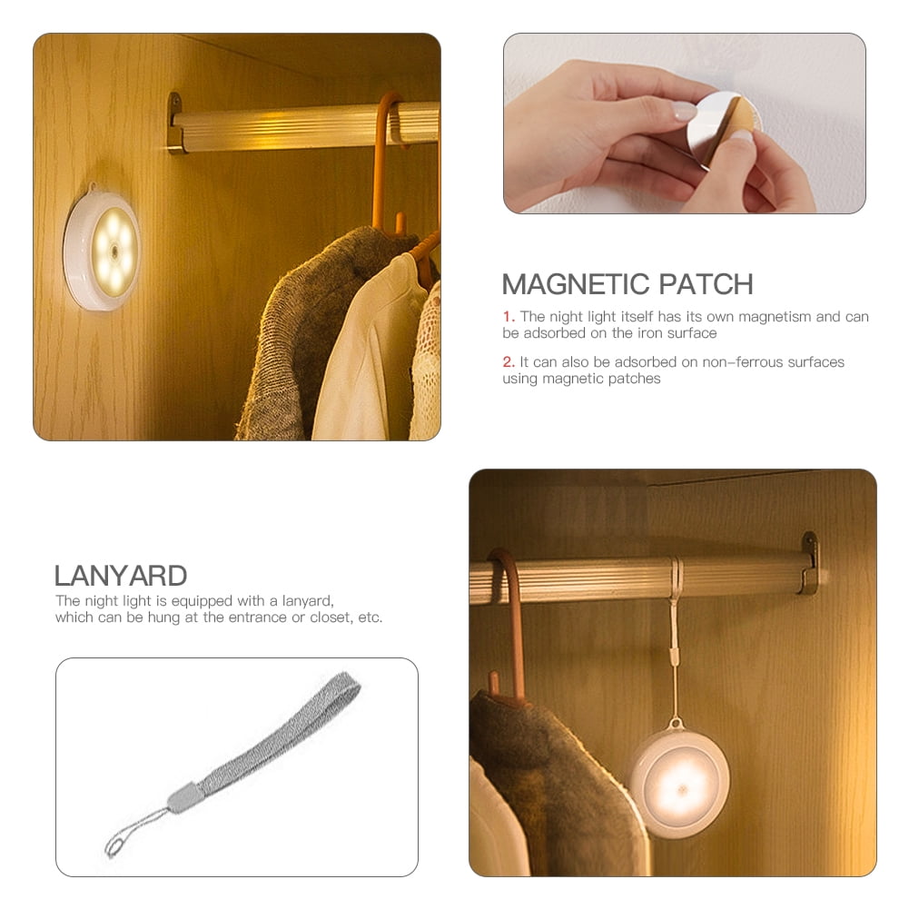 Lowestbest Battery Operated Motion Sensor Closet Light, Stick on Wall LED Night Light for Pantry & Cabinet & Wardrobe & & Stairs & Steps & Hallway, Warm Light Lowestbest Battery Operated Motion Sensor Closet Light, Stick on Wall LED Night Light for Pantry & Cabinet & Wardrobe & & Stairs & Steps & Hallway, Warm Light