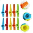 thumbnail image 2 of KAKOWELY 10pcs Plastic Kazoos Musical Instruments Colorful Kazoo Flute for Music Lover,4.72X"X1.18"X0.59", 2 of 5