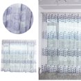 thumbnail image 2 of Cortinas de gasa transparente súper suave antimosquitos "árbol" cortinas de ventana decoración de sala de estar gris, 2 of 8