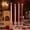 C, variant on Taper Candles, 10 inch Tapered Candle, 4 Pack, Gradient, Unscented and Smokeless, Long Burning with Cotton Wicks, Tall Candlesticks
