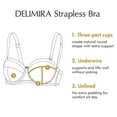 thumbnail image 4 of DELIMIRA Women's Strapless Bra Plus Size Underwire Multiway Unlined Bras, 4 of 8