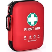 General Medi First Aid Kit - 170 Pieces Hard Case and Lightweight - Great for Travel, Home, Office, Vehicle, Camping, Workplace & Outdoor