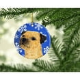 thumbnail image 2 of Carolines Treasures LH9278-CO1 Border Terrier Winter Snowflake Holiday Ceramic Ornament, Multicolor, 2 of 2