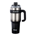 thumbnail image 5 of Stainless Steel Tumbler, Insulated Tumbler with Straw, Travel Coffee Mug with Handle, Insulated Water Bottle with Straw, 1200Ml Large Capacity 12X4X3 Inch Car Compatible Beverage, 5 of 6
