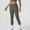 Army Green, variant on Tummy Control Workout Leggings With Pockets High Waist Athletic Yoga Pants For Women Running, Fitness Army Green S