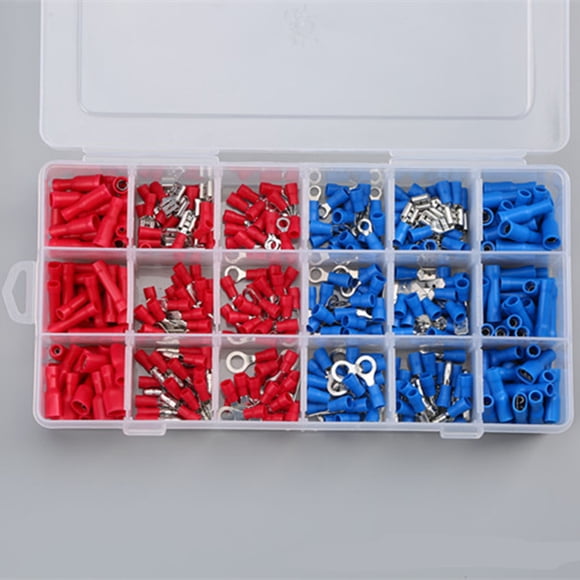 IFANLANDOR 360Pcs Assorted Wire Crimps Electrical Insulated Crimp Terminal Kit