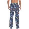 thumbnail image 4 of FORMRS Mens Pajama Pants with Pockets Cotton Sleepwear Lounge Bottoms Sizes S-2XL, Cartoon Ocean Pattern, 4 of 7