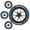 4pcs-c, variant on 2D Car Tire Waterproof Universal Stickers Wheel Decals Motorcycle Auto Exterior Accessories, Raised Sport Lettering Set for SUV Sedan Truck Motorcycle Rim Decor