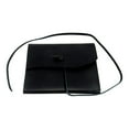 thumbnail image 4 of Leather Wrapped Bound Memo Pad - 24" Leather Strap Closure, 70 Pages, Black - Leeman, 4 of 9
