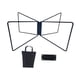thumbnail image 4 of Soporte plegable portátil para nevera portátil, soporte universal resistente para camping. negro, 4 of 9