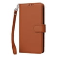 thumbnail image 2 of SaniMore for Samsung Galaxy A54 5G Wallet Case, Detachable Strong Magnetic PU Leather Flip Cover PU Leather Magnetic Shell Card Slots Cash Pocket Wristlet Strap Full Protective Stand Shell, Brown, 2 of 12