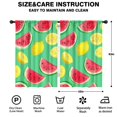 thumbnail image 2 of Blackout Kids Curtains,Watermelon and Lemon Childrens Insulated Curtains Set Of 2,Bedroom Essentials,Toddler Room Decor 42x63in(106x160cm), 2 of 4