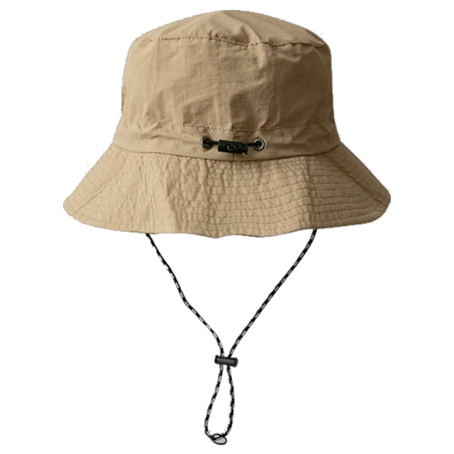 Sombrero de pescador plegable de ala ancha, gorra de verano con cordón, para pesca y viajes a la playa
