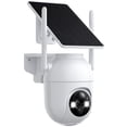 thumbnail image 2 of Security Cameras Wireless Outdoor WiFi, Solar Battery Surveillance Cameras, 360° View, Human Detection, Night Vision, 2-Way Audio, Real-Time Alerts, Waterproof, SD/Cloud Storage White, 2 of 9