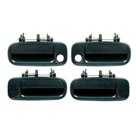 95 Toyota Pickup Door Shell - Brand New For Front and Rear 1992-1996 Toyota Camry Dark Green 6M1 Outside Door Handle 4PCS 92 93 94 95 96